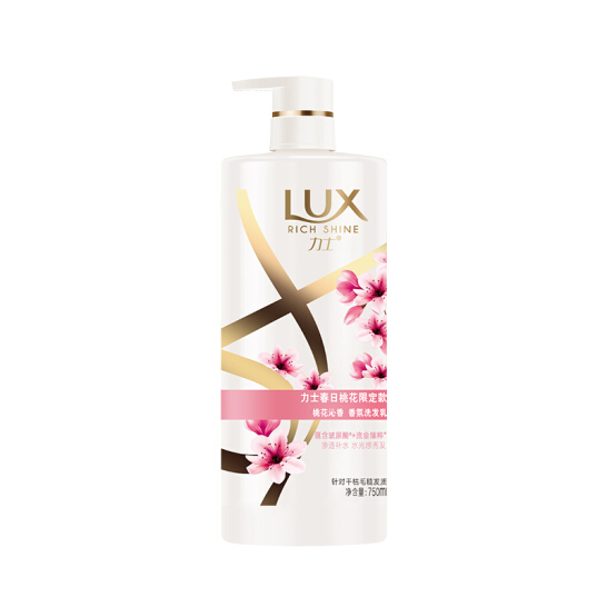 力士(LUX)洗发水 春日桃花限定款 桃花沁香香氛洗发乳750ml（新老包装随机发货）