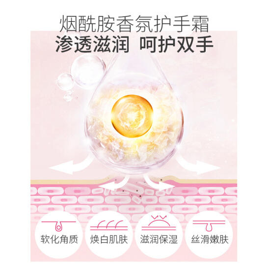 葆丽匙(BOLS) 烟酰胺香氛护手霜 补水保湿 预防干裂 50g